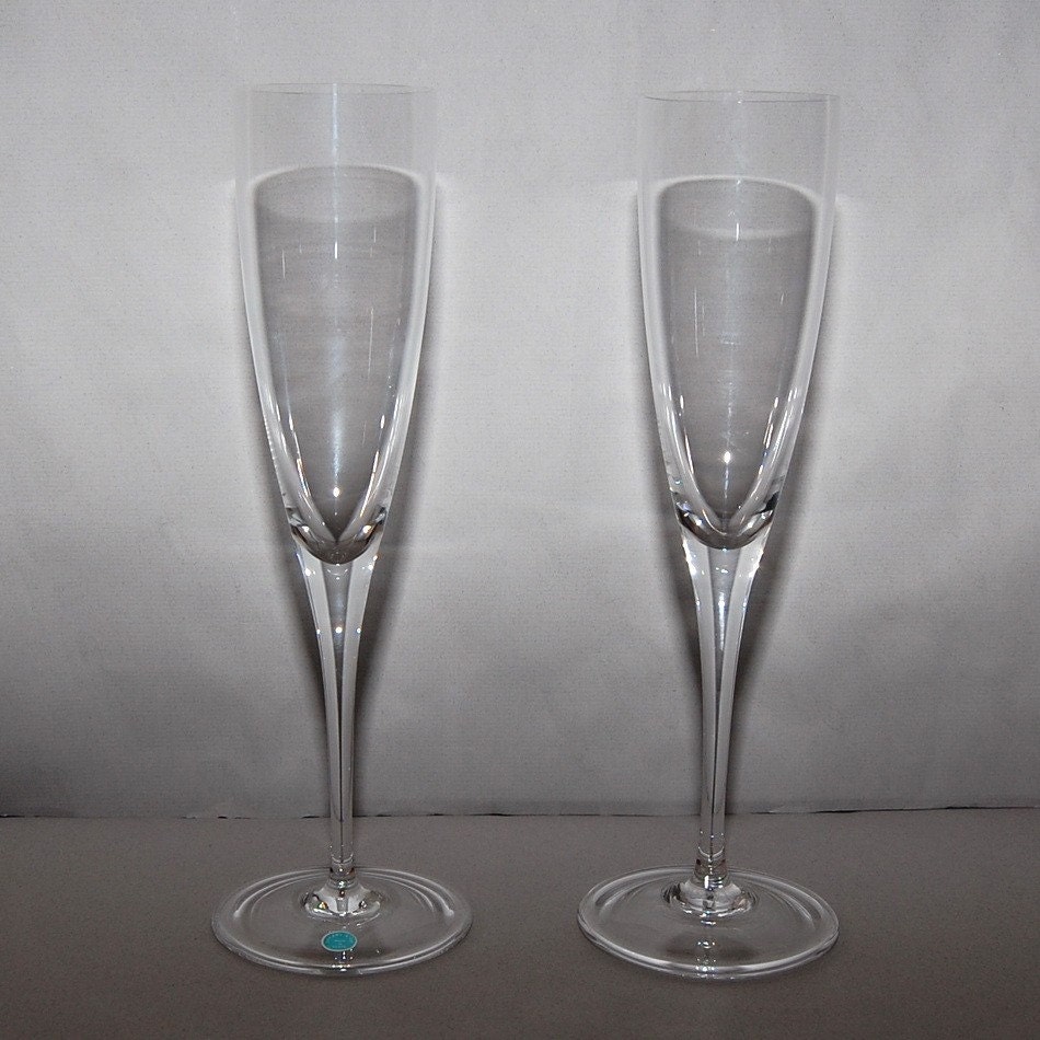Tiffany Co Wedding Champagne Flutes