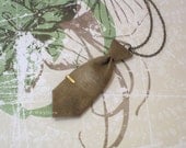 Unisex Mini Tie Antique Bronze Necklace