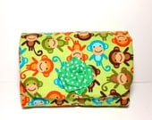 Clutch for Diapers and Wipes in Monkeys