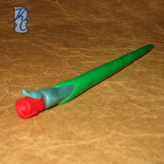 Red Rose Hairstick