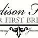 Wall Decal Quote Boy or Girl Your first breath took ours away and Elegant Script Name with Flourish Graphic Wall Words