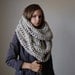 the alaskan chunky infinity scarf shawl hood / oatmeal