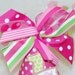 Hot Pink and Lime Green Party Hat