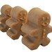 CLEARANCE - Gingerbread Handmade Cold Process Soap Bars - gingerbread man shape - Limited Holiday Edition