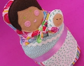 Matryoshka Mom and Baby Doll PDF Sewing Pattern