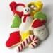 Felt Food Pattern- Christmas Cookies, Hot Cocoa and Milk (Santa, Wreath, Tree, Candy Cane, Snowman, Star, Stocking, Cocoa and Milk Mug)