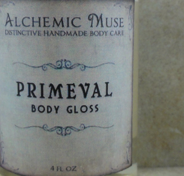 Primeval - Body Gloss - Ancient Woods, Oakmoss, Patchouli
