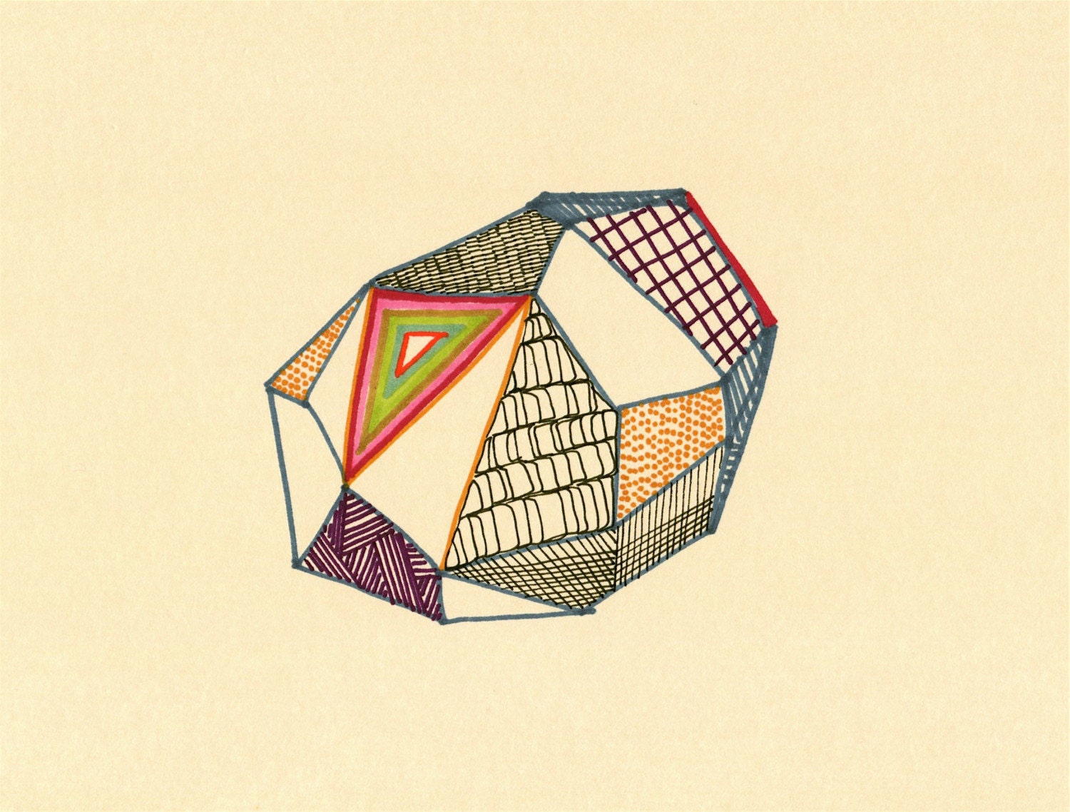 Time Capsule. 8 1/2 in. x 11 in. print