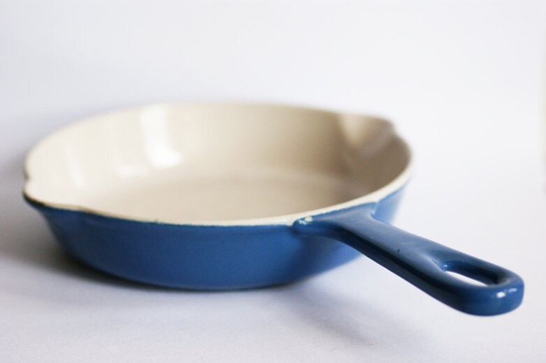Vintage Le Creuset One Egg Skillet by susantique on Etsy