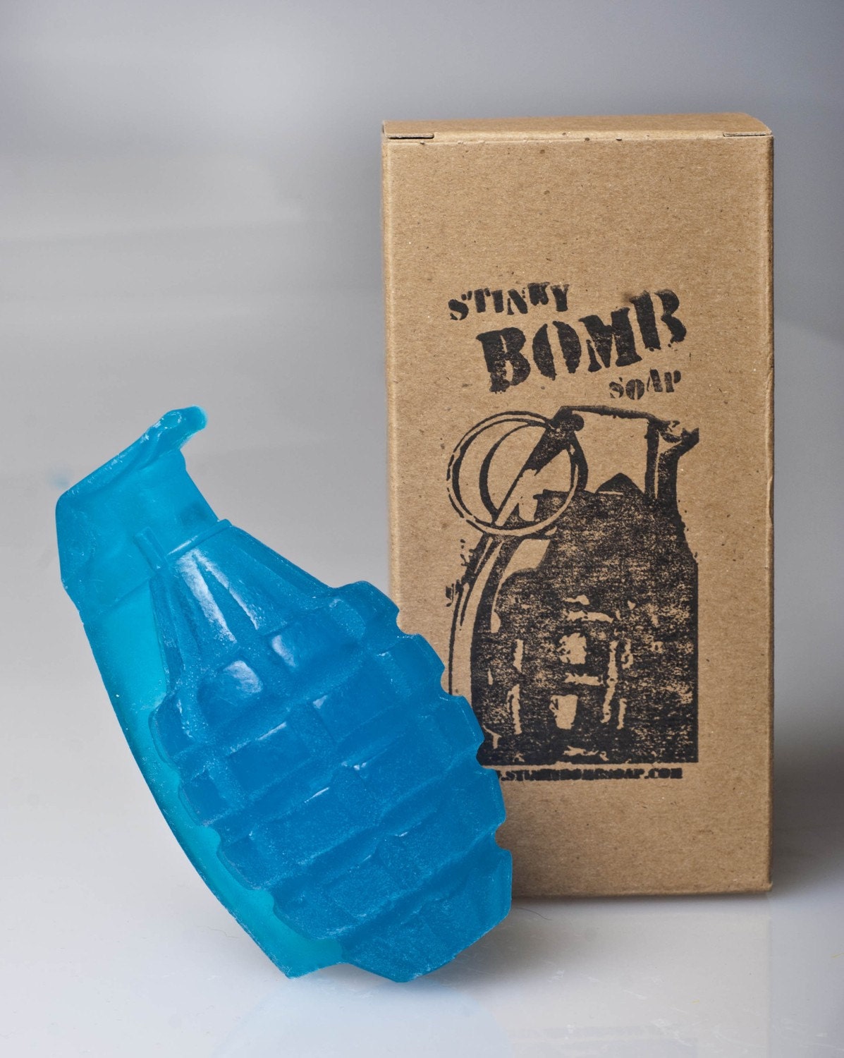 Blue Hand Grenade Soap for guys