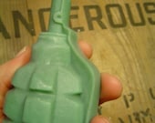 F1 hand grenade soap, army green