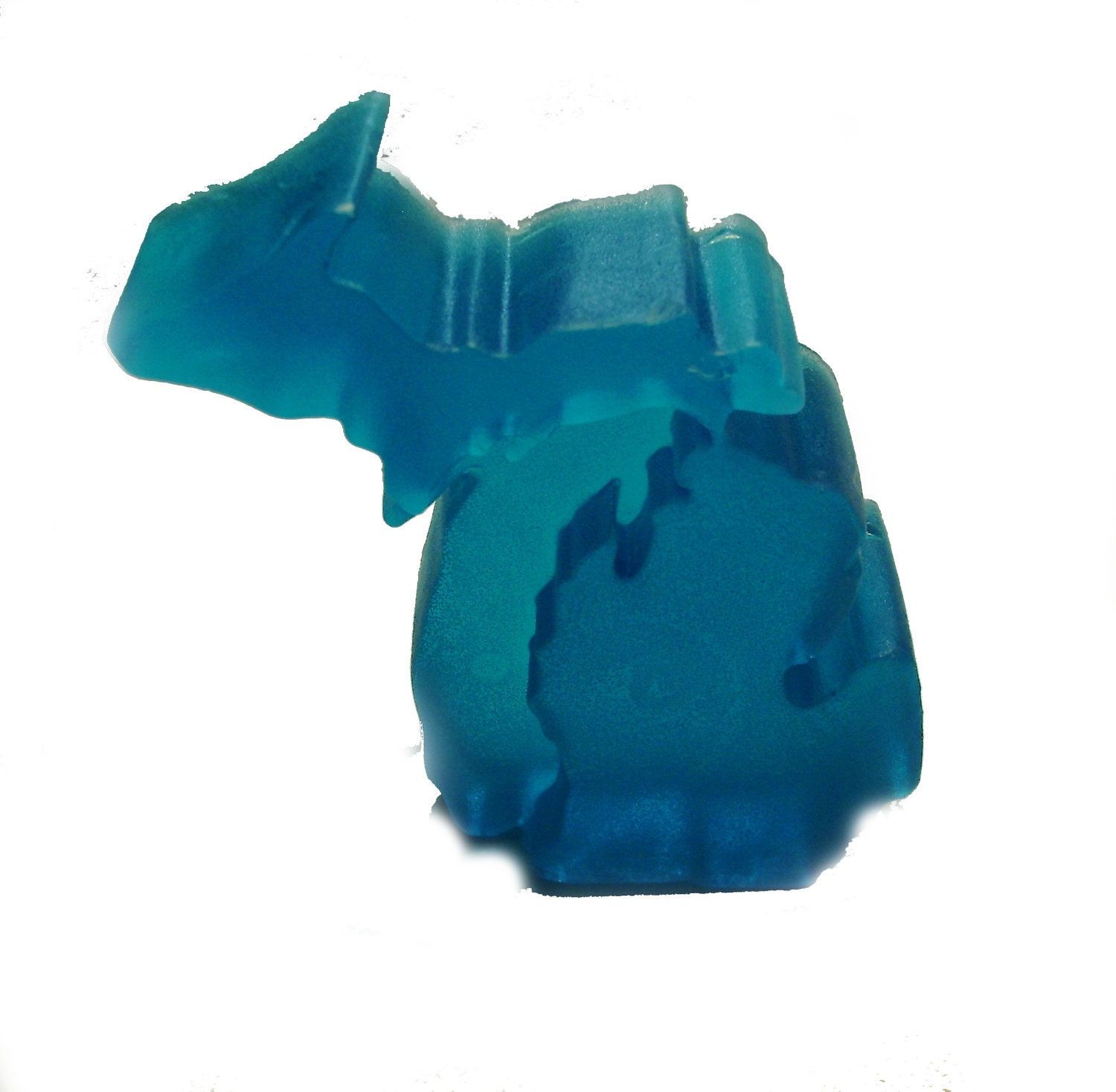 Michigan hand soap, blue, honey almond