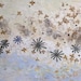 Drifting Into Shore, abstract encaustic painting