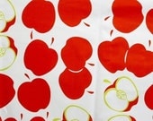 Red Apple Oilcloth Yardage from Oicloth Addict