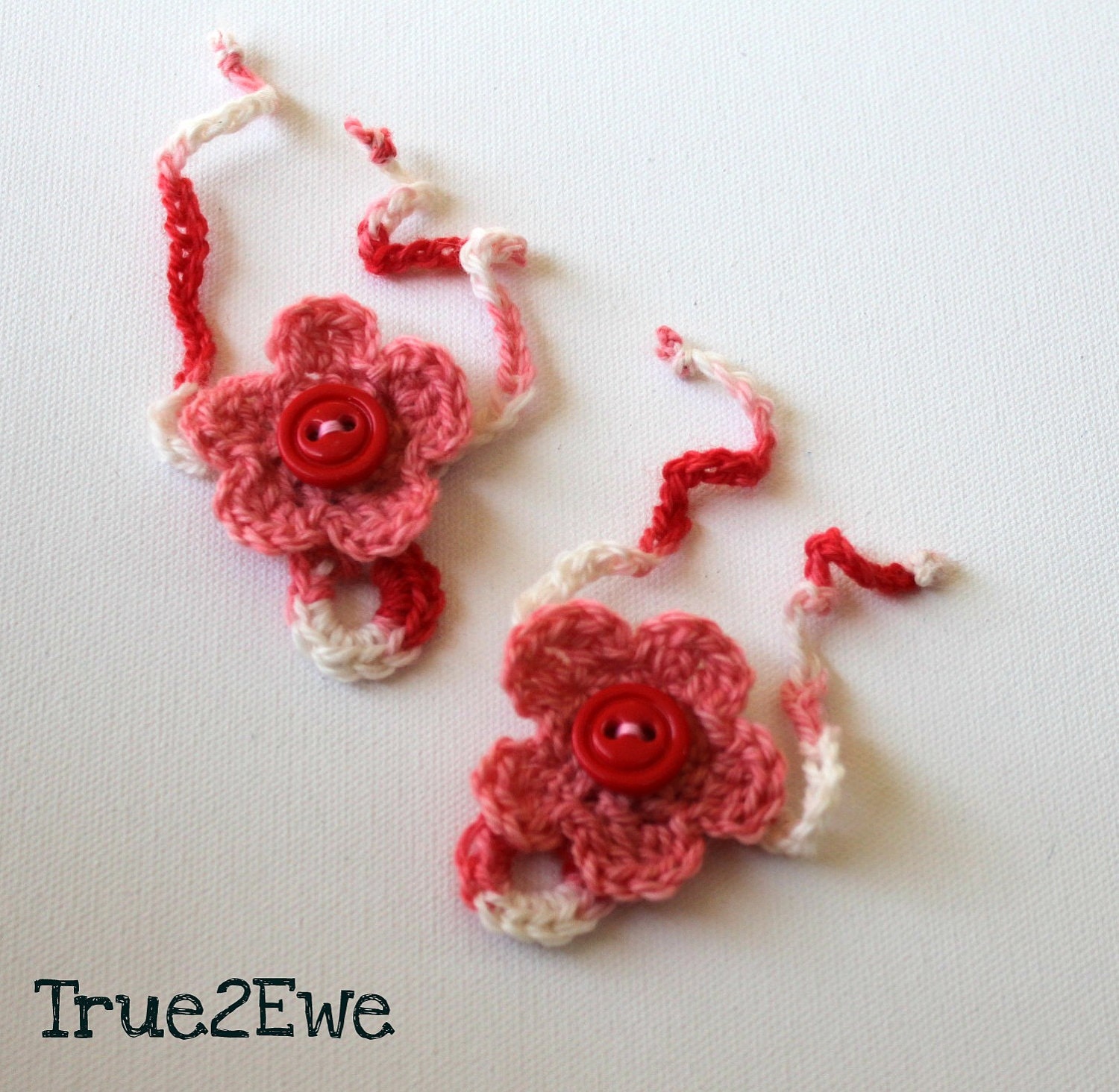 Newborn Barefoot Baby Sandals : Removable button Flower - INSTOCK