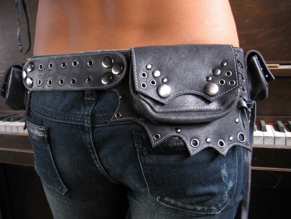el ranco belt bag in darkness by jungle tribe