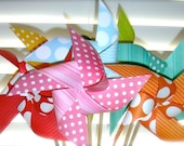 Pinwheels Twirlable YOU PICK the COLORS Set of 7 Large Pinwheels