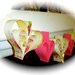 Paper Hearts Shabby Cottage Roses Wedding Garland Banner Hand Crafted OOAK Large French Paperie