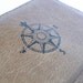 leather journal handprinted custom for you comp/not all