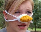 Quack - Quack Duck Nose Warmer, Easter, Man, Woman, Nose Cozy, Nose Mitten, Stocking Stuffer, Gag Gift