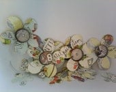 East Coast Handmade Bottlecap Flower Magnets