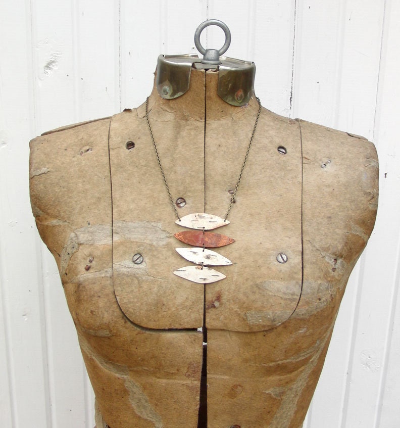 Birch bark necklace, Stack