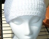 Orchid White Beanie - Small/Average