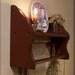 Vintage Wooden Towel Shelf or Quilt Rack / Farmhouse Cottage Charm / Kitchen / Bathroom / Bedroom / Color Choice