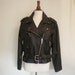 Vintage Motorcycle Jacket, Women's LARGE, 80's Era,