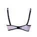 Pink and Black 'Sofia' Sheer Lace Bra and Knicker Set