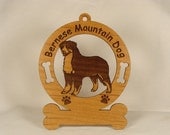 1714 Bernese Mountain Dog Personalized Ornament - gclasergraphics