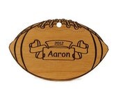 Football  Personalized Wood Ornament - gclasergraphics