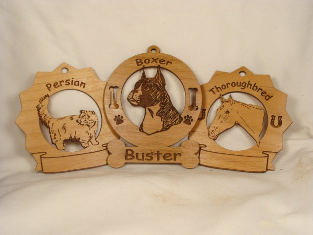 1309 Australian Cattle Dog Standing Personalized Ornament