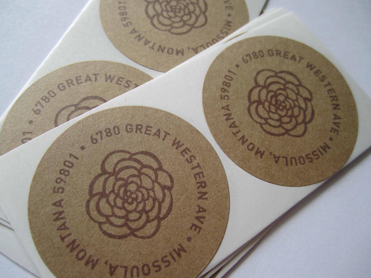 Return Address Labels - Flowers (100qty)
