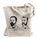 Womens Tote Bag - Beards are sexy print on a natural canvas tote