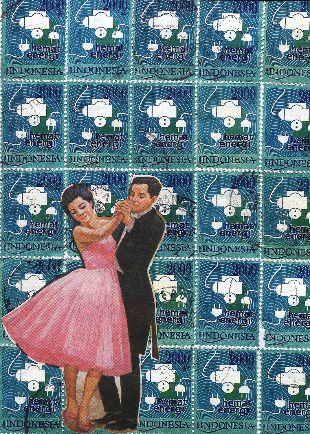 Ballroom Dancing - A Square Gift Tag