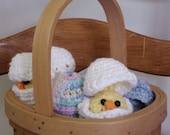 Baby Chick with Egg Crochet Cotton Easter