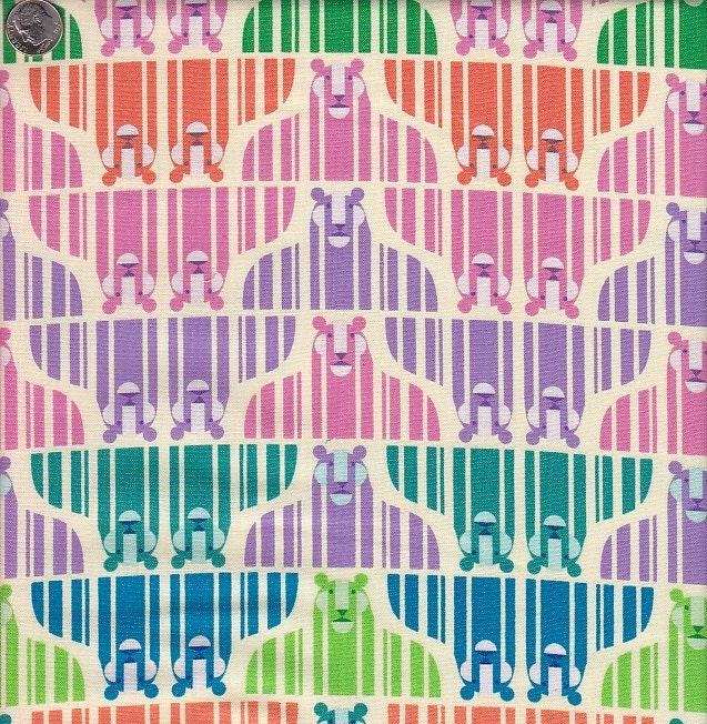 Last Yard in Stock - Zoo Menagerie Tiger Stripe in Multi