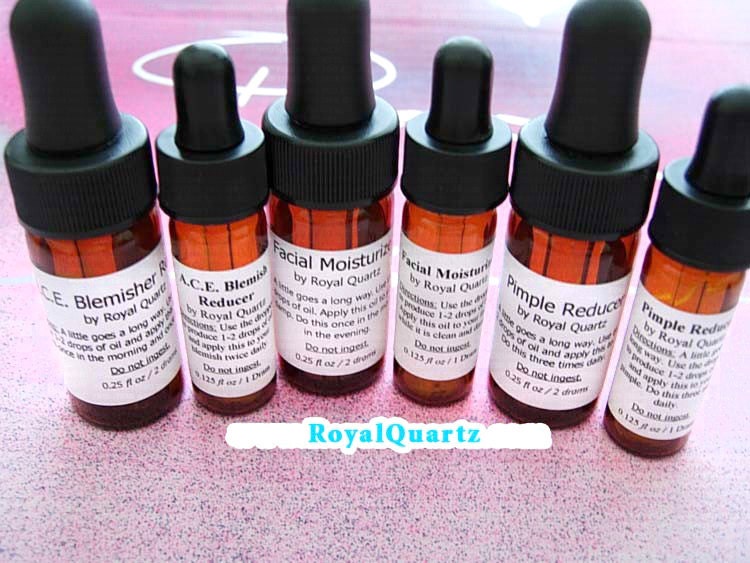 RQ Facial Oil Set . Medium . 4 Drams . 0.5 Oz