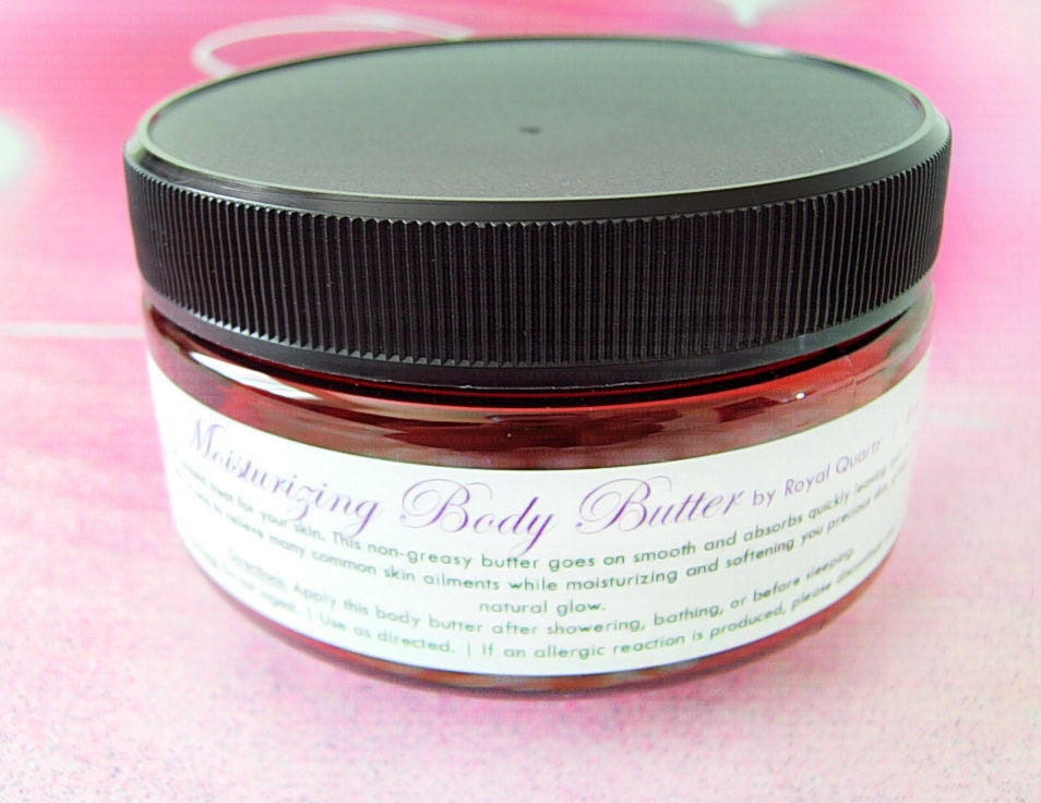 Moisturizing Body Butter . For skin that's never dry . 8 oz