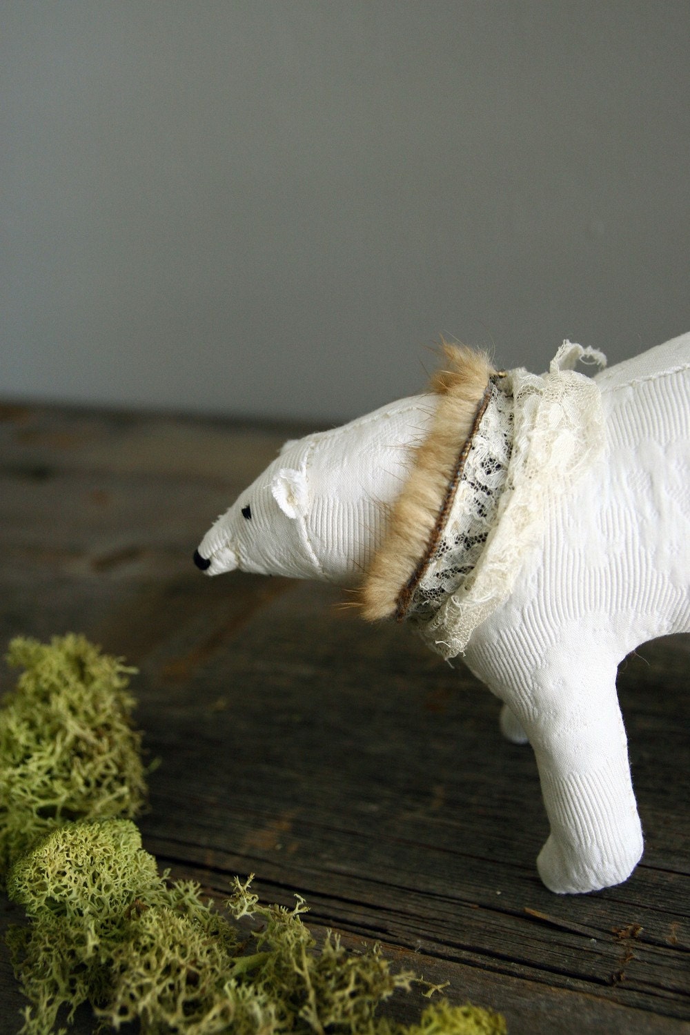 a not-quite-naked polar bear