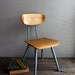 classic wood school chair