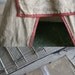 antique toy army tent & cots