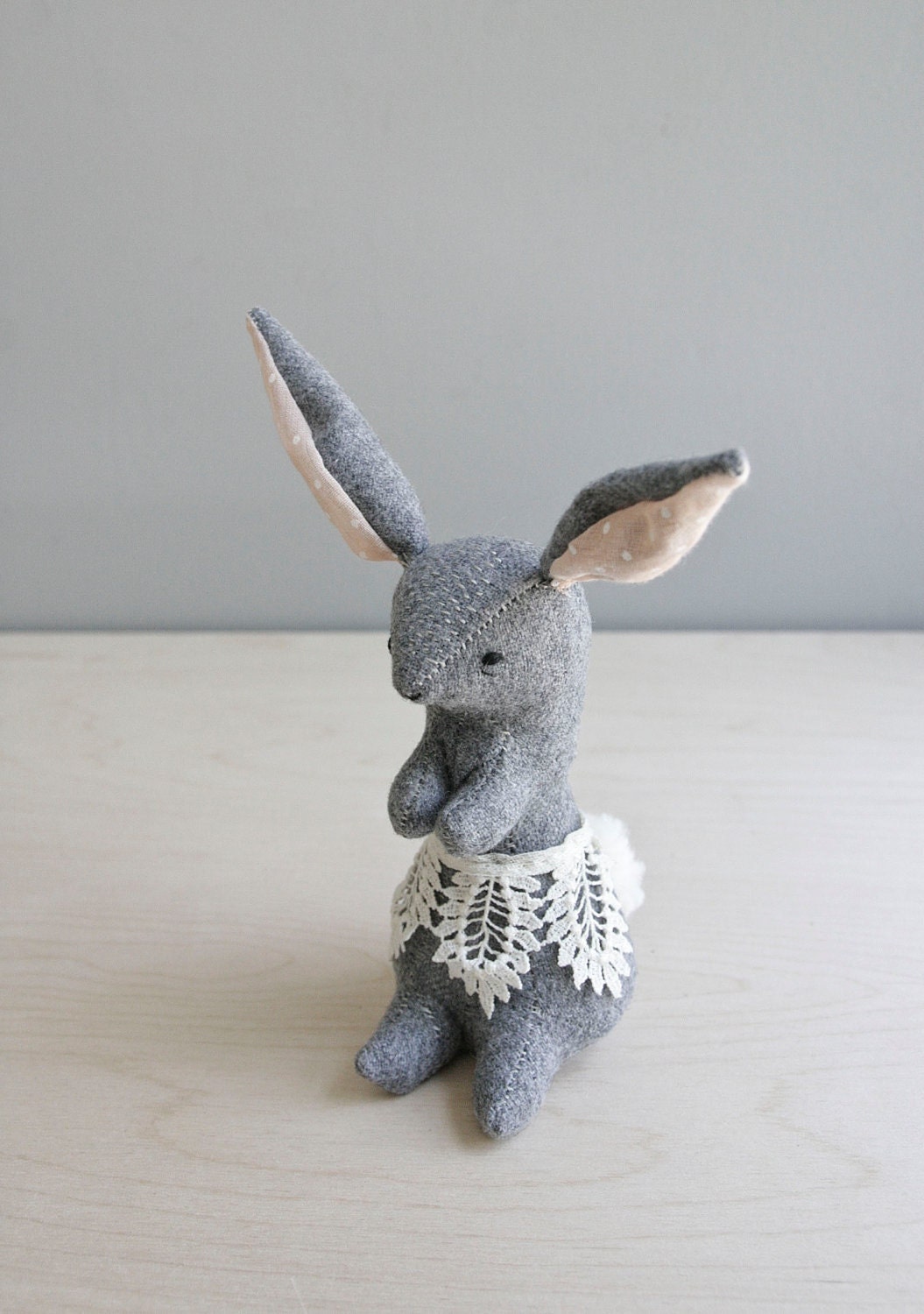 RESERVED. a proper rabbit / soft sculpture animal