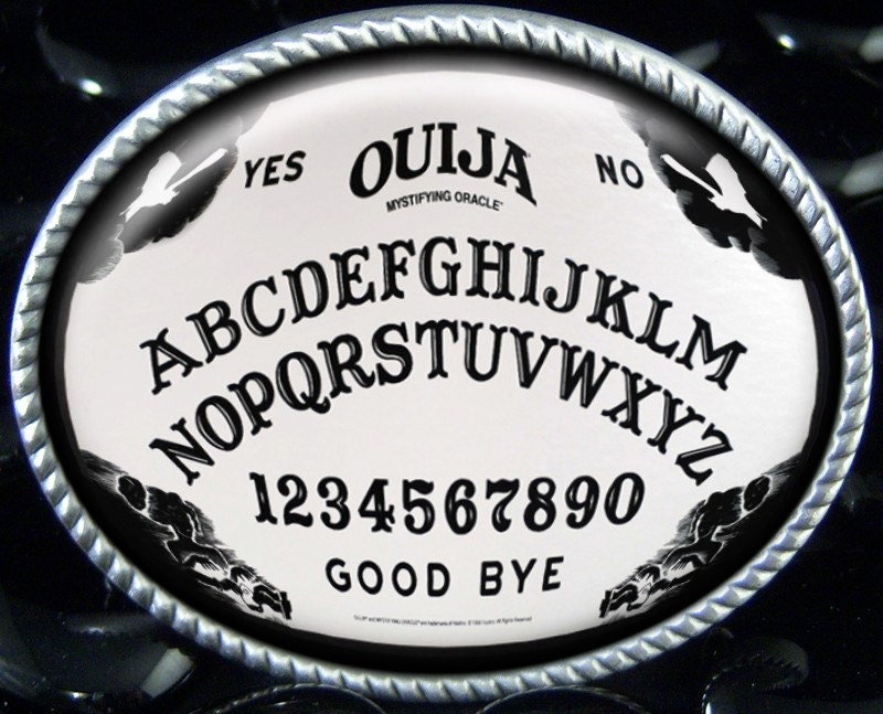 Ouija Board Occult Halloween Punk Belt Buckle BB-266R