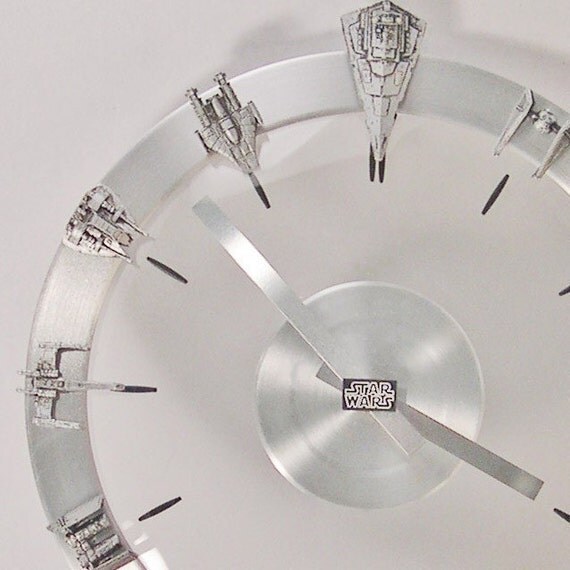 Star Wars Starships and Fighters Clock