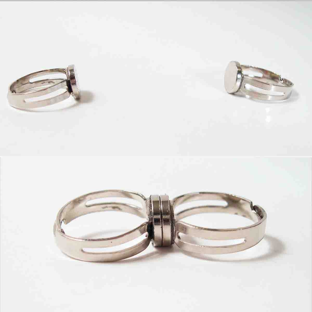 YOU Are Soooooo Attractive - pair of magnet rings for couples and Wonder Twins
