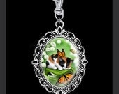 Calico Cat Keychain Charm and Zipper Pull // Lily Bells