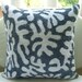 Coral White - Throw Pillow Covers - 16x16 Inches Silk Pillow Cover with Satin Ribbon Embroidery