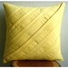 Contemporary Yellow - Pillow Sham Covers - 24x24 Inches Suede Pillow Sham Cover in Bright Yellow